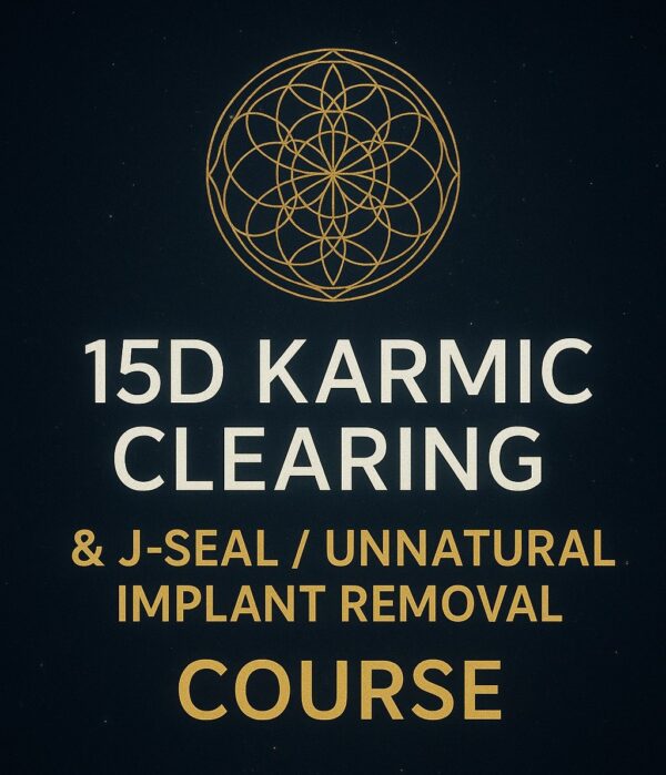 15D KARMIC CLEARING & J SEAL UNNATURAL IMPLANT REMOVAL COURSE
